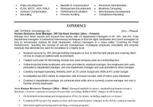 Hr Professional Resume Objective Human Resources Professional Resume Airexpresscarrier Com