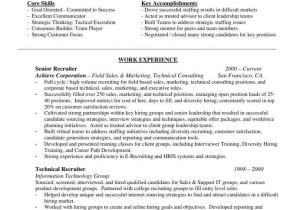 Hr Recruiter Resume Sample Hr Recruiter Page1 Business Resume Samples Free Resume