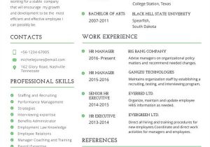 Hr Resume format Word Resume Template 55 Free Word Excel Pdf Psd format