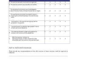 Hseep Templates Appendix R Evaluation forms Participant Feedback