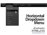 Html Drop Down Menu Templates Free Download Horizontal Menu Bar In HTML and Css Free Download Best