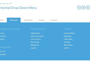 Html Drop Down Menu Templates Free Download HTML5 Menu Navigation Best Samples Templates