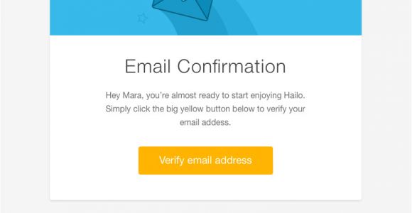 Html Email Confirmation Template Hailo Confirm Email Big Email Design Email Template