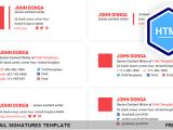 Html Email Footer Template Free Download Email Signatures HTML Template On Behance