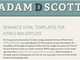 Html Email Template Boilerplate Useful HTML5 Boilerplate Templates and Tutorials Designmodo
