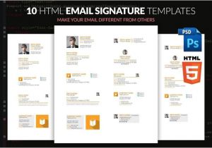 Html formatted Email Templates 17 Business Email Signature Templates Editable Psd Ai
