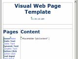 Html Index Page Template Creating A Visual Web Page Template Web Programming