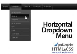 Html Menu Bar Templates Free Download Black Horizontal HTML and Css Dropdown Menu Notes N