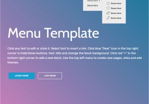 Html Menu Bar Templates Free Download Free HTML Bootstrap 4 Gallery Template