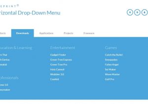 Html Template with Drop Down Menu HTML5 Menu Navigation Best Samples Templates