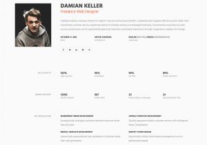 Html Templates for Personal Profile Myprofile Free Professional Personal Bootstrap Cv