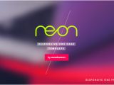 Html Welcome Page Template Neon One Page HTML Template by Mesmeriseme themes