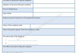 Human Resource forms and Templates Hr Complaint form Human Resources forms Template