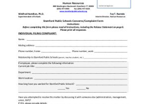 Human Resource forms and Templates Hr Complaint Letter 10 Free Word Pdf Documents