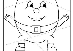 Humpty Dumpty Puzzle Template Humpty Puzzle Activity Print Th