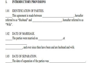 Husband and Wife Contract Template 10 Sample Divorce Agreement Free Sample Example