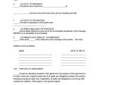 Husband and Wife Contract Template 33 Marriage Contract Templates Standart islamic Jewish