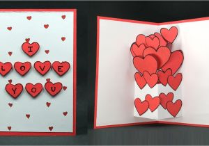 I Love You Card Handmade Love Greeting Card Making Fire Valentine All About Love