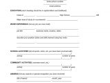 I Need A Blank Resume form Blank Job Resume form We Provide as Reference to Make