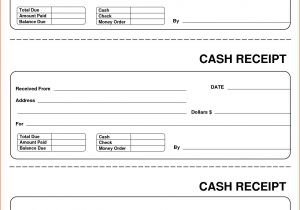 I Need A Receipt Template 6 Sample Receipt Budget Template Letter