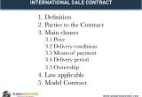 Icc International Sales Contract Template International Sale Contract Contract Template and Sample
