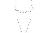 Ice Cream Cone Pattern Template Best Photos Of Preschool Ice Cream Cone Pattern Ice