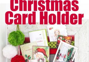 Ideas for Christmas Card Display Christmas Card Holder You Can Make tonight Christmas Card