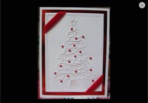 Ideas for Christmas Card Making Embossed Christmas Tree Card Christmas Cards Cards