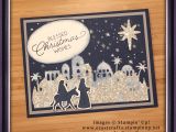 Ideas for Christmas Card Messages Stampin Up Night In Bethlehem Card by Ecastcrafts