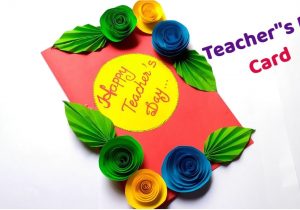 Ideas for Teachers Day Greeting Card Diy Teacher S Day Card Handmade Teacher S Day Card Diy