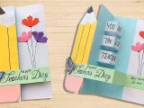 Ideas for Teachers Day Greeting Card Diy Teacher S Day Pop Up Card Handmade Teachers Day Card