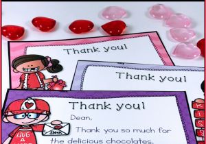 Ideas for Writing A Valentine Card Valentine Thank You Notes Editable with Images Teacher