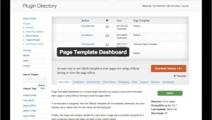 If Page Template WordPress View Page Templates In the WordPress Dashboard tom