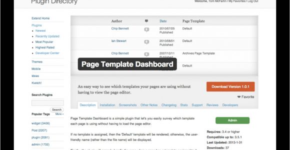 If Page Template WordPress View Page Templates In the WordPress Dashboard tom