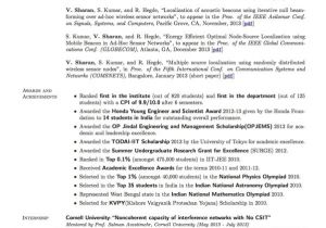 Iit Kanpur Student Resume What Does the Resume Of someone who attended An Iit Look