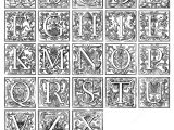 Illuminated Alphabet Templates Illuminated Letters Alphabet Template Search Results