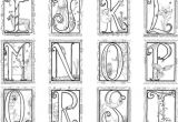 Illuminated Alphabet Templates Printable Illuminated Letters Coloring Pages 4