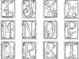 Illuminated Alphabet Templates Printable Illuminated Letters Coloring Pages 4