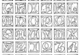 Illuminated Alphabet Templates Uncial Alphabet Sketch