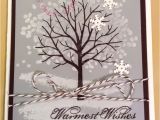 Images Of Birthday Card Handmade Using the Sheltered Tree Stamp Set From Stampin Up A Winter