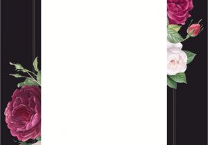 Images Of Wedding Card Background Download Premium Illustration Of Floral Wedding Invitation