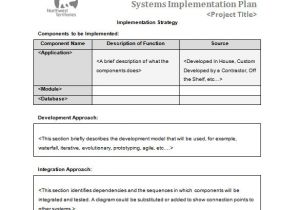 Implementation Approach Template 12 Implementation Plan Templates Free Sample Example