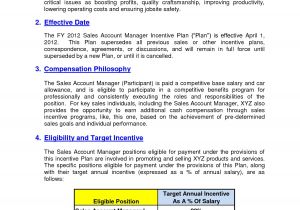 Incentive Proposal Template Best Photos Of Sales Incentive Plan Template Employee