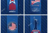 Independence Day Greeting Card Designs Greeting Cards Set for the United States Independence Day