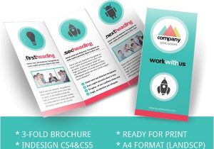 Indesign Tri Fold Brochure Templates Free Download Brochure Indesign Template Free Best and Professional