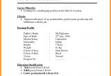 Indian Simple Resume format Download 7 Cv Indian format theorynpractice