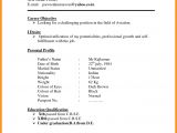 Indian Simple Resume format Pdf 7 Cv Indian format theorynpractice