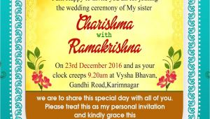 Indian Wedding Card Invitation Template Indian Wedding Invitation Wordings Psd Template Free for