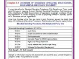 Information Security Standards Template iso 27001 Information Security Templates sop Risk Sample