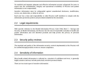 Information Security Standards Template Security Policy Template 7 Free Word Pdf Document